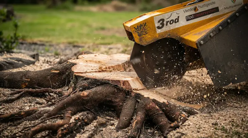 stubfraesning Stykvis træfældning